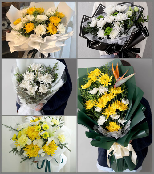 江苏南京鼓楼区凤凰街道凤凰二村社区白事花束代送